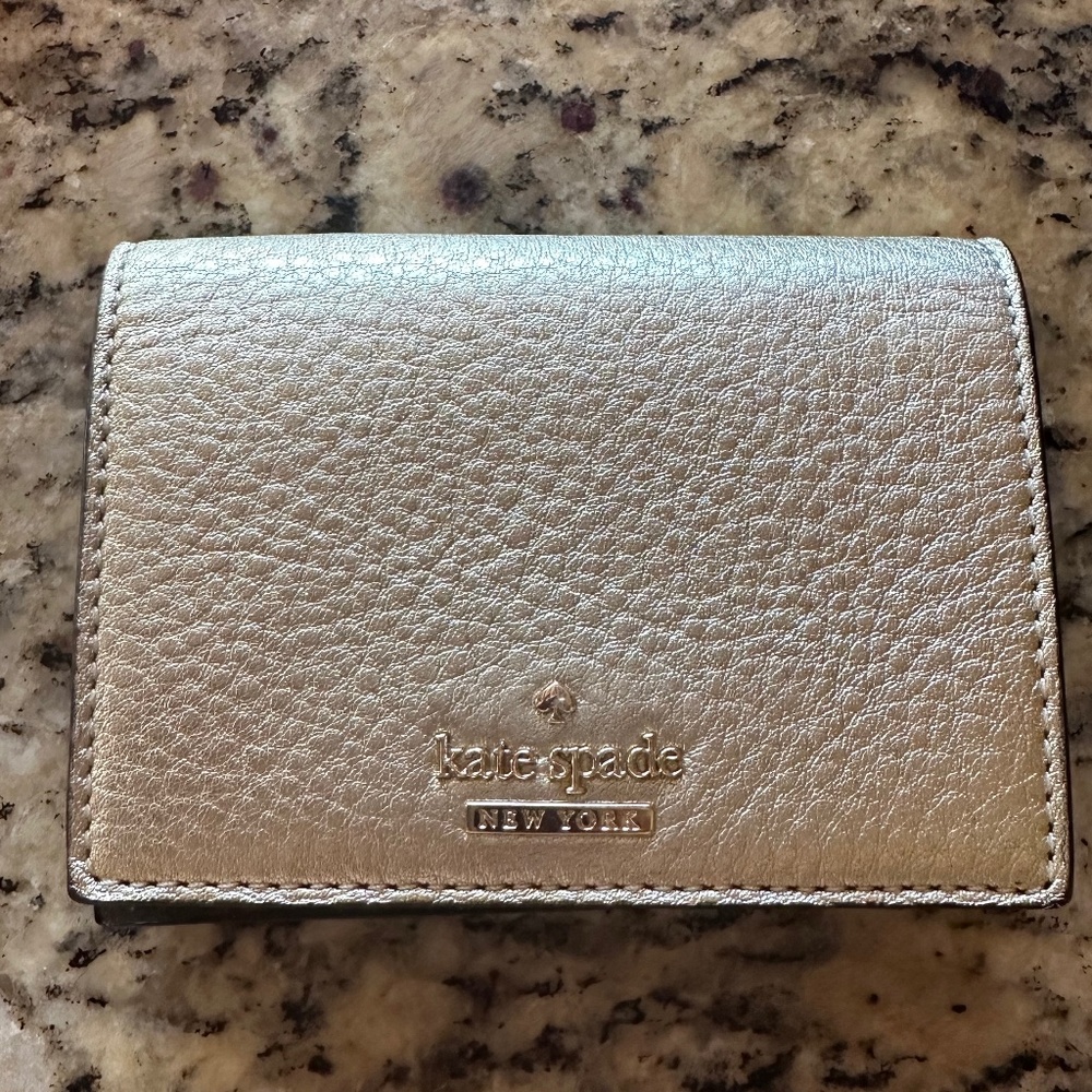 Kate Spade Wallet Gold and Black